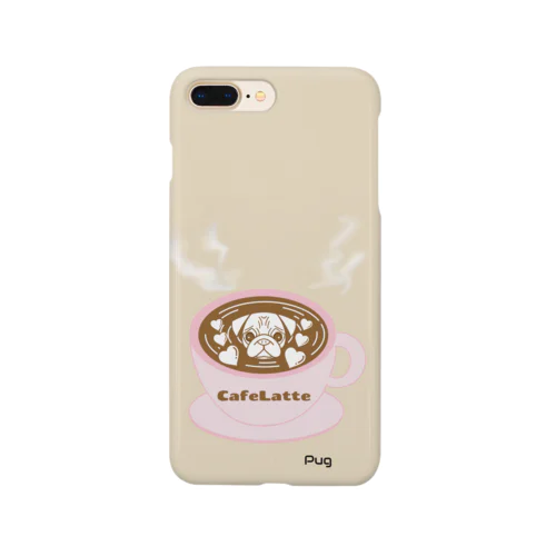 ラテアート(パグ)☕ Smartphone Case