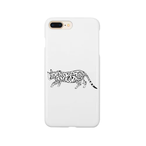 モノトーンのベンガル猫 Smartphone Case