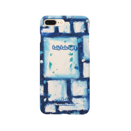 青のガラス Smartphone Case