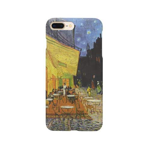 ゴッホ（Vincent van Gogh） / 夜のカフェテラス （Terrasse du café le soir） 1888 Smartphone Case