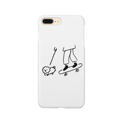 もふ犬散歩中 Smartphone Case