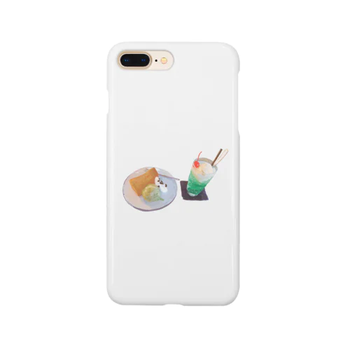 シフォンケーキとメロンソーダ Smartphone Case