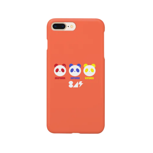 アカパンダアオパンダキパンダ。 Smartphone Case