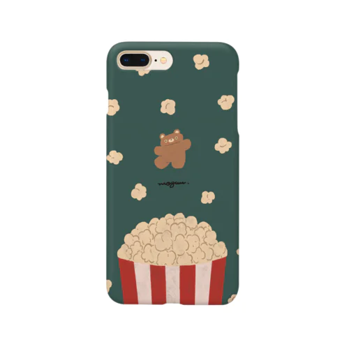 hajikeru popcorn green スマホケース