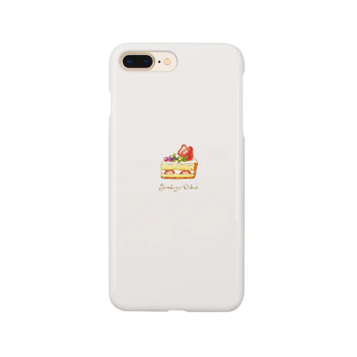 Strawberry cake ハードケース｜いちごショートケーキ Smartphone Case