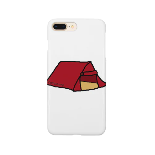 Campcampのテント　赤 Smartphone Case