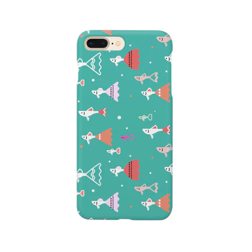 Guppy_blue green ver. Smartphone Case