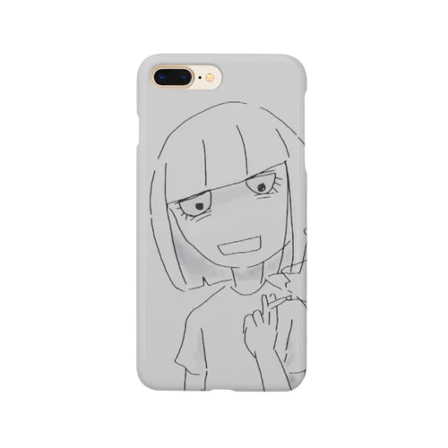 サイコちゃんのiPhone Smartphone Case