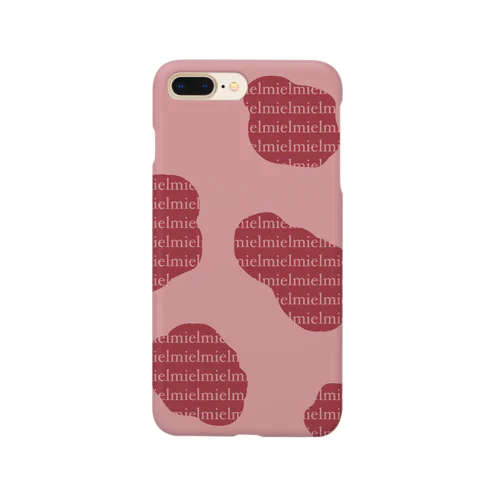 ピンク牛柄 Smartphone Case