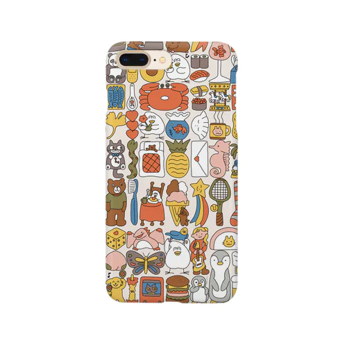 ぎゅうぎゅう(こっくりカラー) Smartphone Case