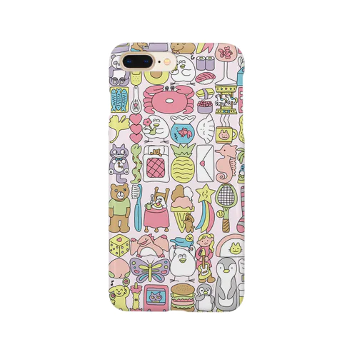 ぎゅうぎゅう(パステルカラー) Smartphone Case