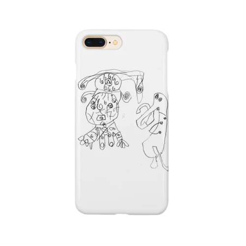 ロボB & とりロボ なかよし Smartphone Case