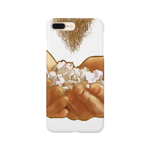 ポップコーン髭 by KISSER Smartphone Case