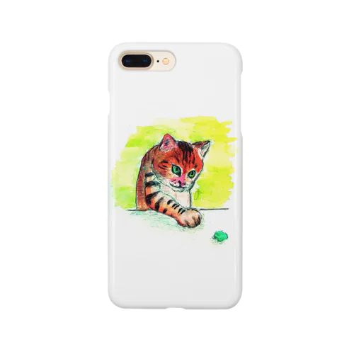 するどい目つきの猫 Smartphone Case