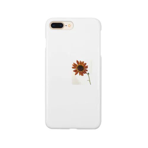 orange sunflower   スマホケース