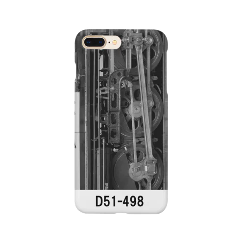 C56形蒸気機関車の動輪 （モノクロフォト） Smartphone Case