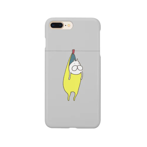 ねこタイツの洗濯 グレー Smartphone Case