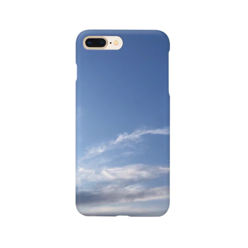 梅雨入り前　夕暮れ　夕方　青空あり Smartphone Case