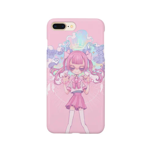 病ミ少女_ピンクツインテール Smartphone Case