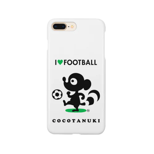 サッカー大好きココタヌキ スマホケース