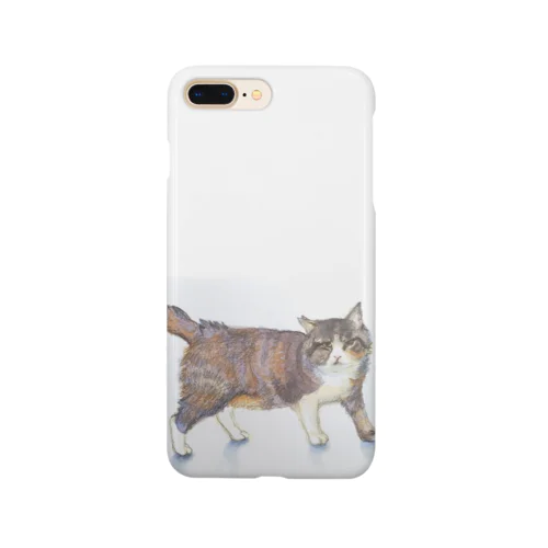 ボス猫鉛筆画小物 Smartphone Case