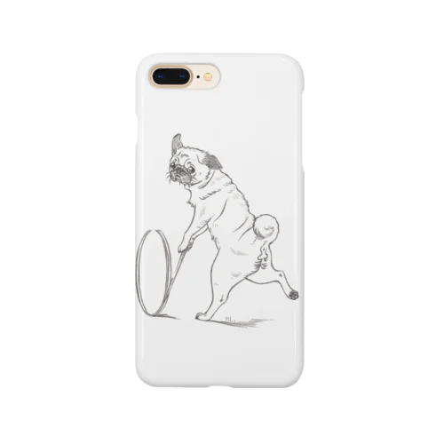 パグの輪回し～フォーン Smartphone Case