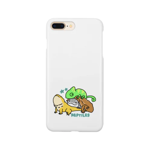 爬虫類集合 Smartphone Case