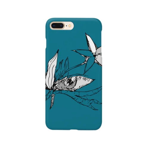 flower eye _blue Smartphone Case