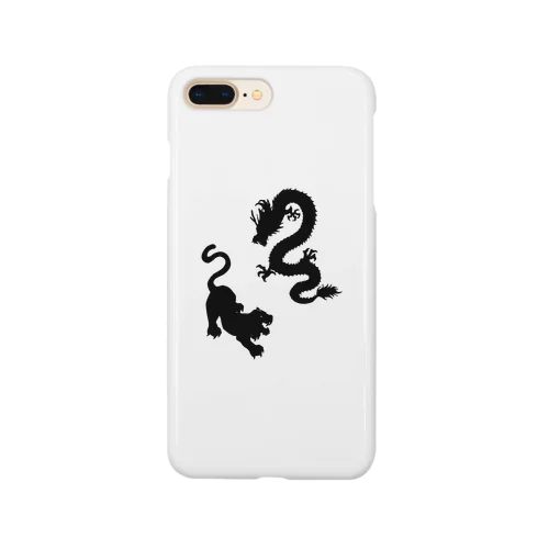 龍虎シルエット Smartphone Case