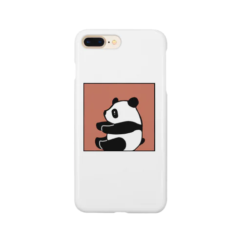 横向きおパンダ Smartphone Case