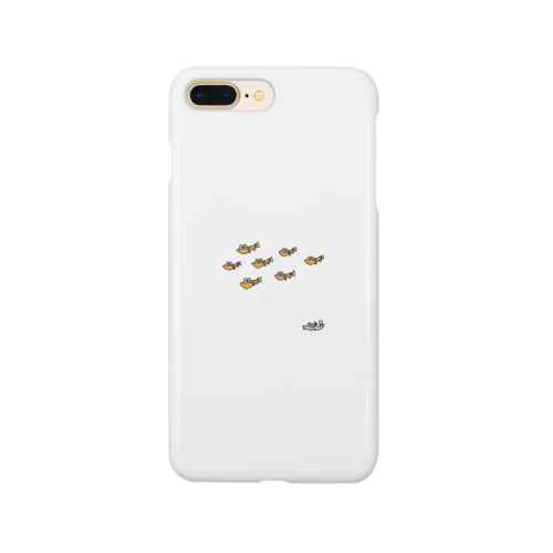 背曲がりメダカのビロ　みんなと一緒 Smartphone Case