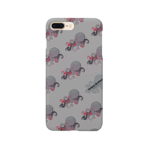 Octopus Brothers【パープル】 Smartphone Case