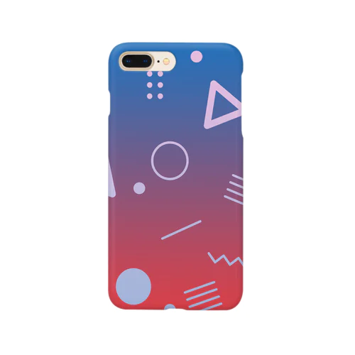 懐かしくて、新しい。 青赤/B Smartphone Case