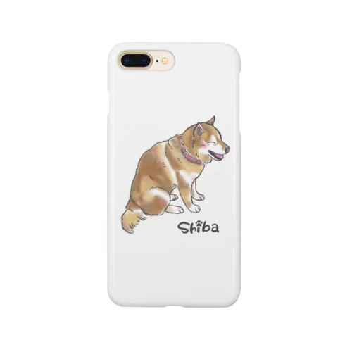 Happy Smile♡　柴犬 Smartphone Case