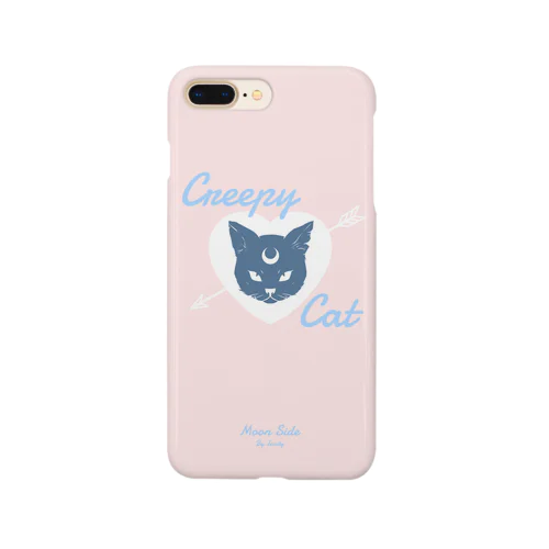 【MOON SIDE】 Creepy Cat #Pink*Blue スマホケース