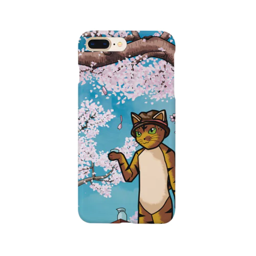 ネコの花見 Smartphone Case