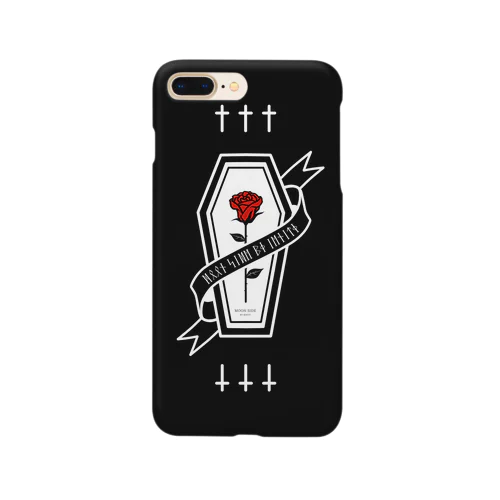 【MOON SIDE】Rose Coffin Ver.2 #Black Red Smartphone Case