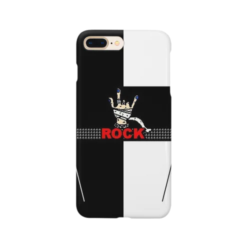 rock白・黒 Smartphone Case