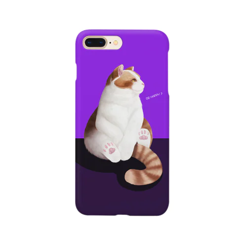 猫のひと時（violet） Smartphone Case
