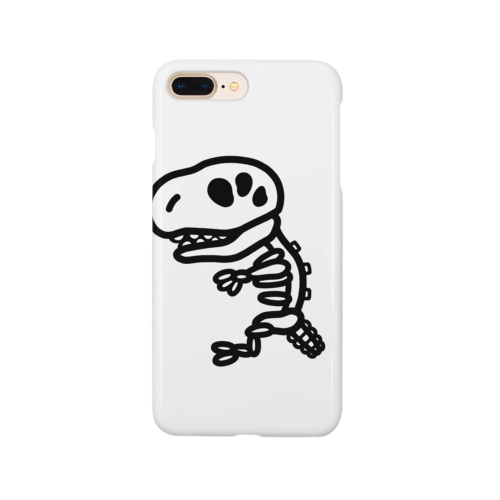 きょうりゅうくんの骨 黒 Smartphone Case