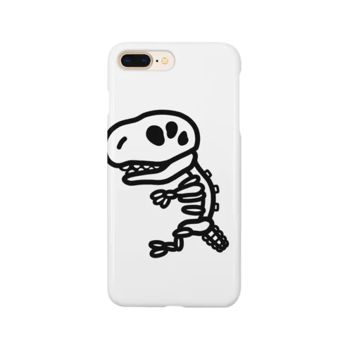 きょうりゅうくんの骨 黒 Smartphone Case