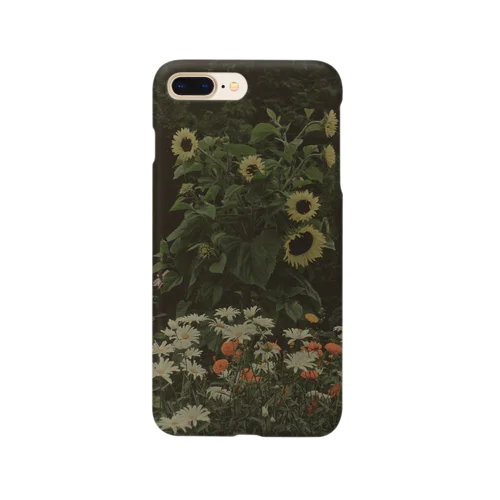 ひまわりと家の庭／Tuin van het huis Kersbergen, Zeist, met onder andere zonnebloemen Smartphone Case