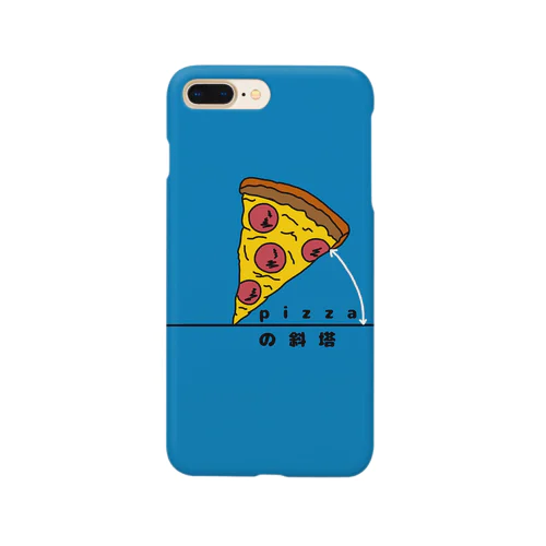 pizzaの斜塔 スマホケース