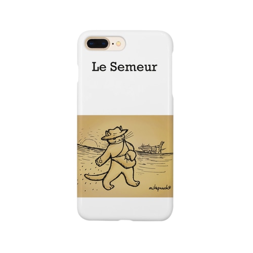 Le Semeur 種をまく猫　wt Smartphone Case