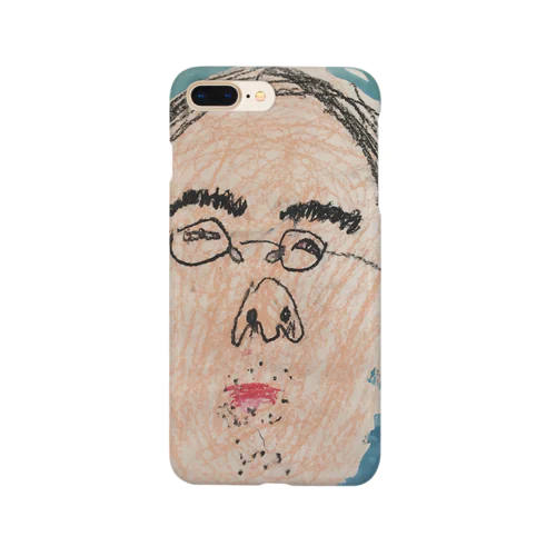 4才のときに描いたお父さんの似顔絵 Smartphone Case