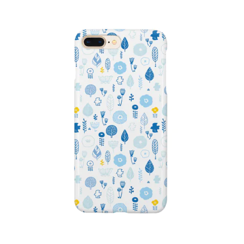 scandinavian blue Smartphone Case