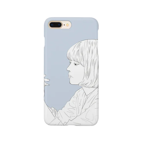 TLCを上げる女性 Smartphone Case