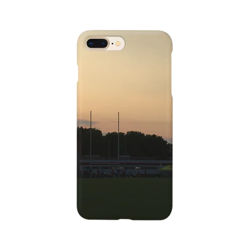 ラグビー場の夕焼け Smartphone Case