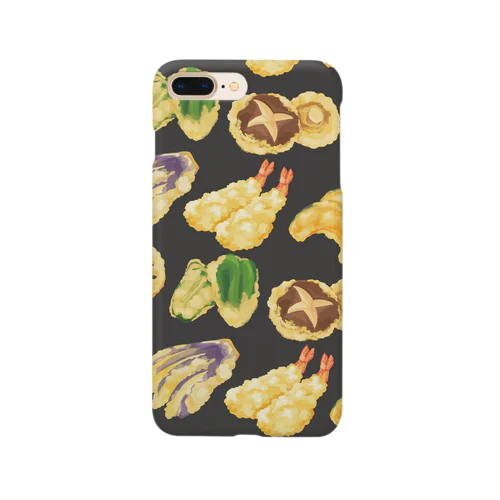 天ぷら[黒] Smartphone Case