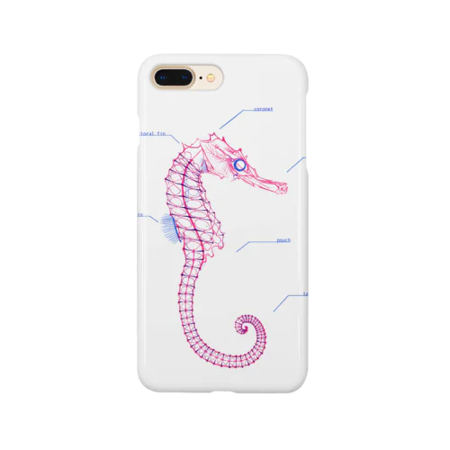 透明標本 【タツノオトシゴ】 Smartphone Case